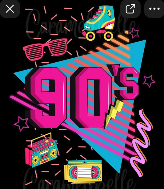 Pre-Sale: 90’s sign 12x12