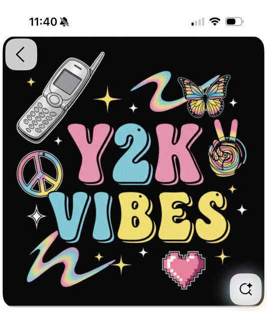Pre-Sale: Y2K sign 12x12”