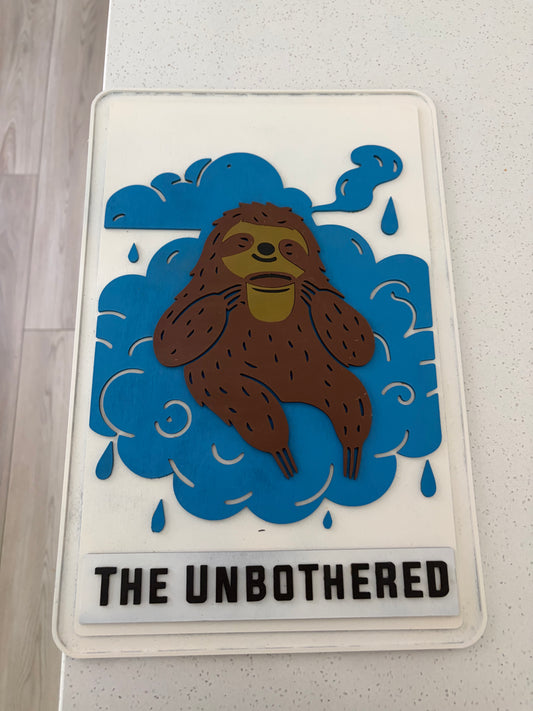 Completed: The UnBothered Tarot Card 17”