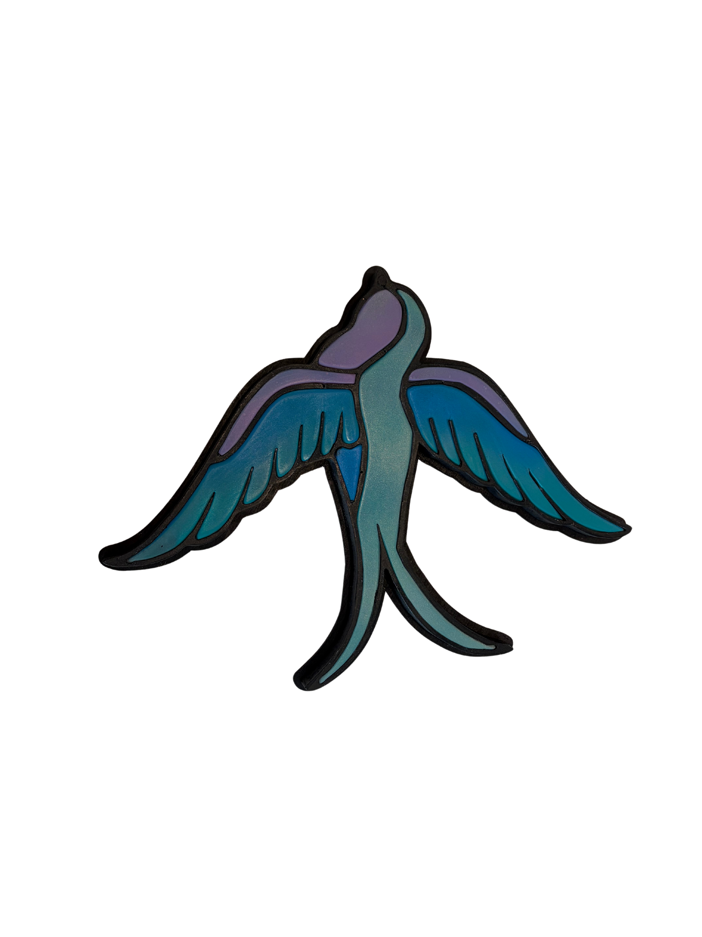Completed: Swallow 12” Wood Art